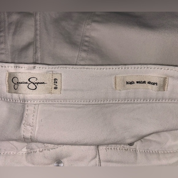 Jessica Simpson high waist white shorts size 8/29 - Picture 4 of 4